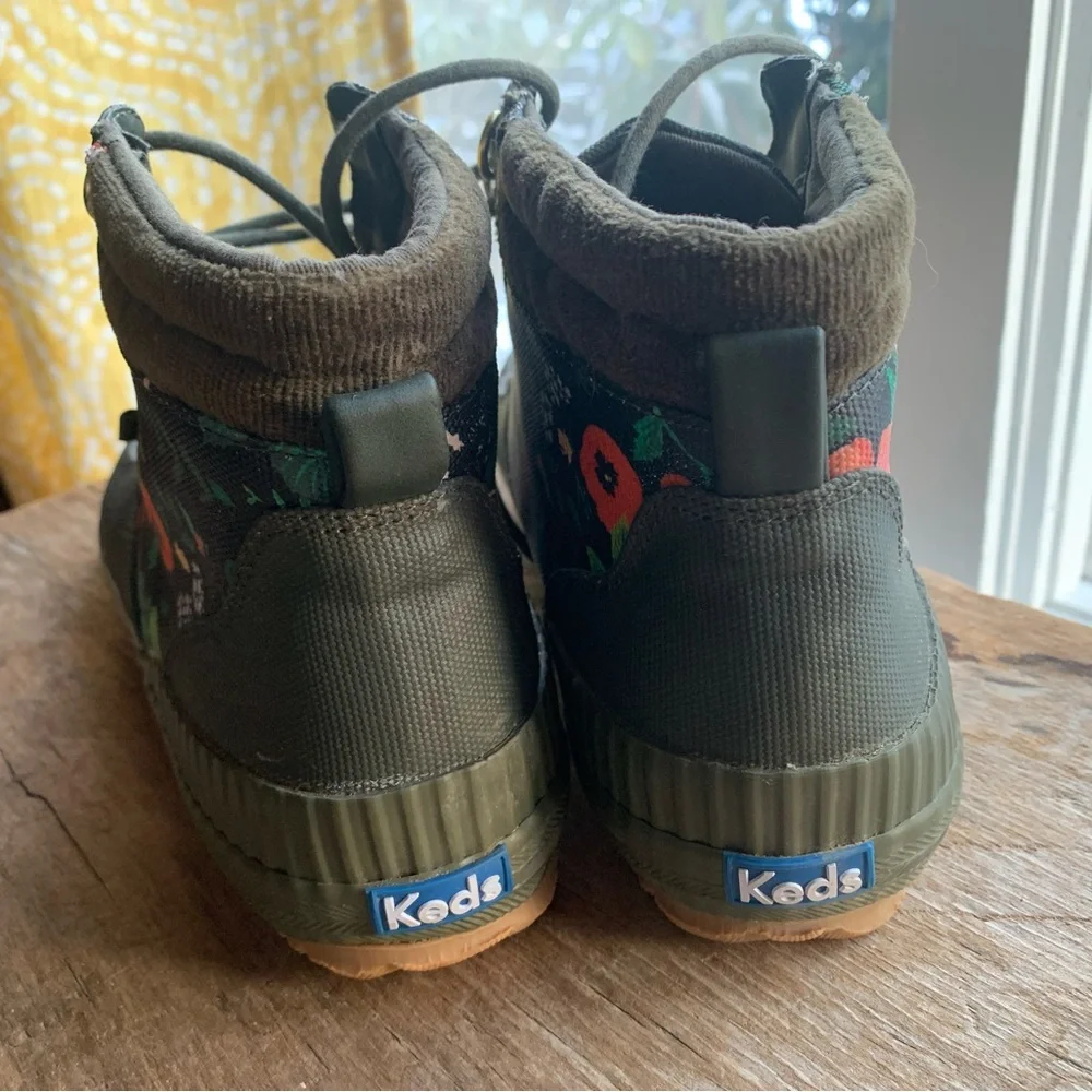 Keds Rifle Paper Company Hi-tops, Size 10 - Picture 2 of 6